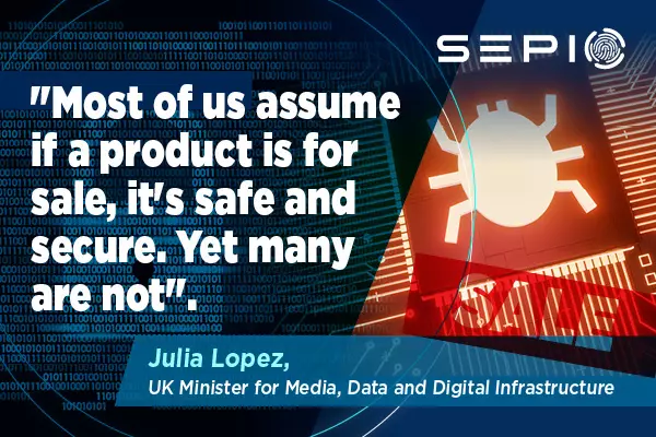 IoT security issues - Julia Lopez quote