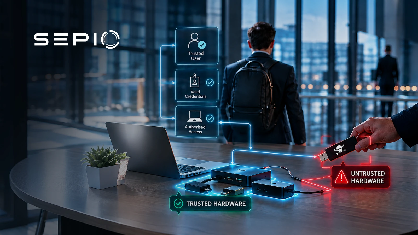 Insider threat - Trusted Hardware and Untrusted Hardware
